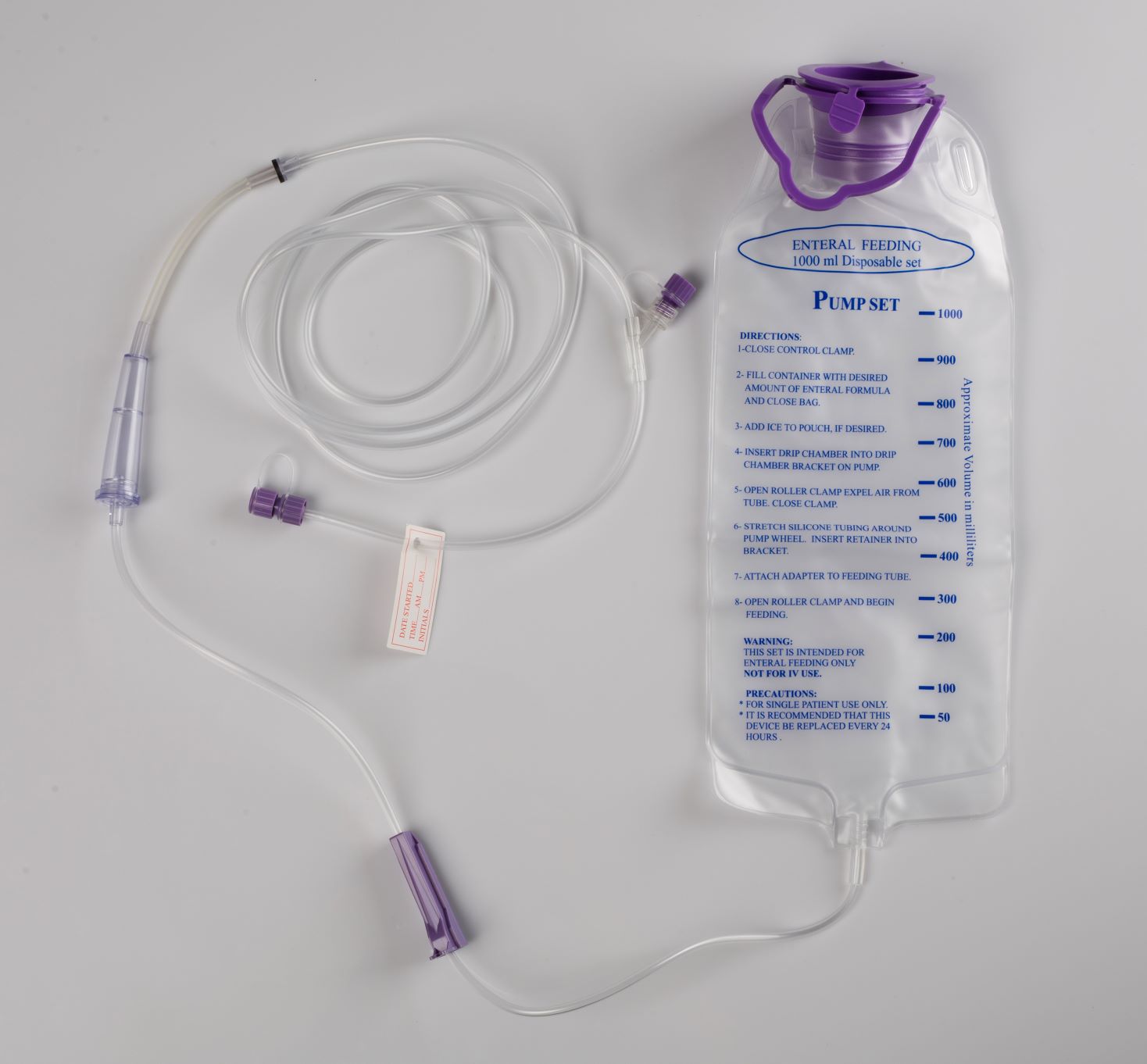 Enteral Bag with Enfit connector
