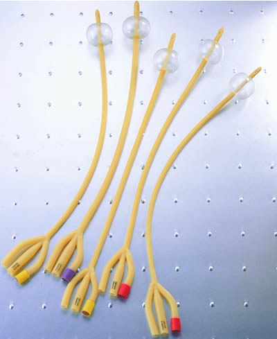Three Way latex Foley Catheter